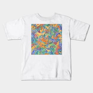 Dinosaur Tumble - random dinosaur print Kids T-Shirt